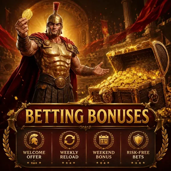 Campione Legiano presenta tesori scommesse esport alla celebrazione vittoria arena